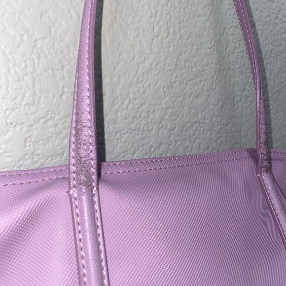 Lacoste Women's Large L.12.12 Concept Tote Lavendar Lilac Purple - Picture 5 of 9